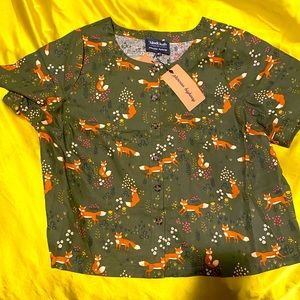 Mod cloth button down foxy shirt